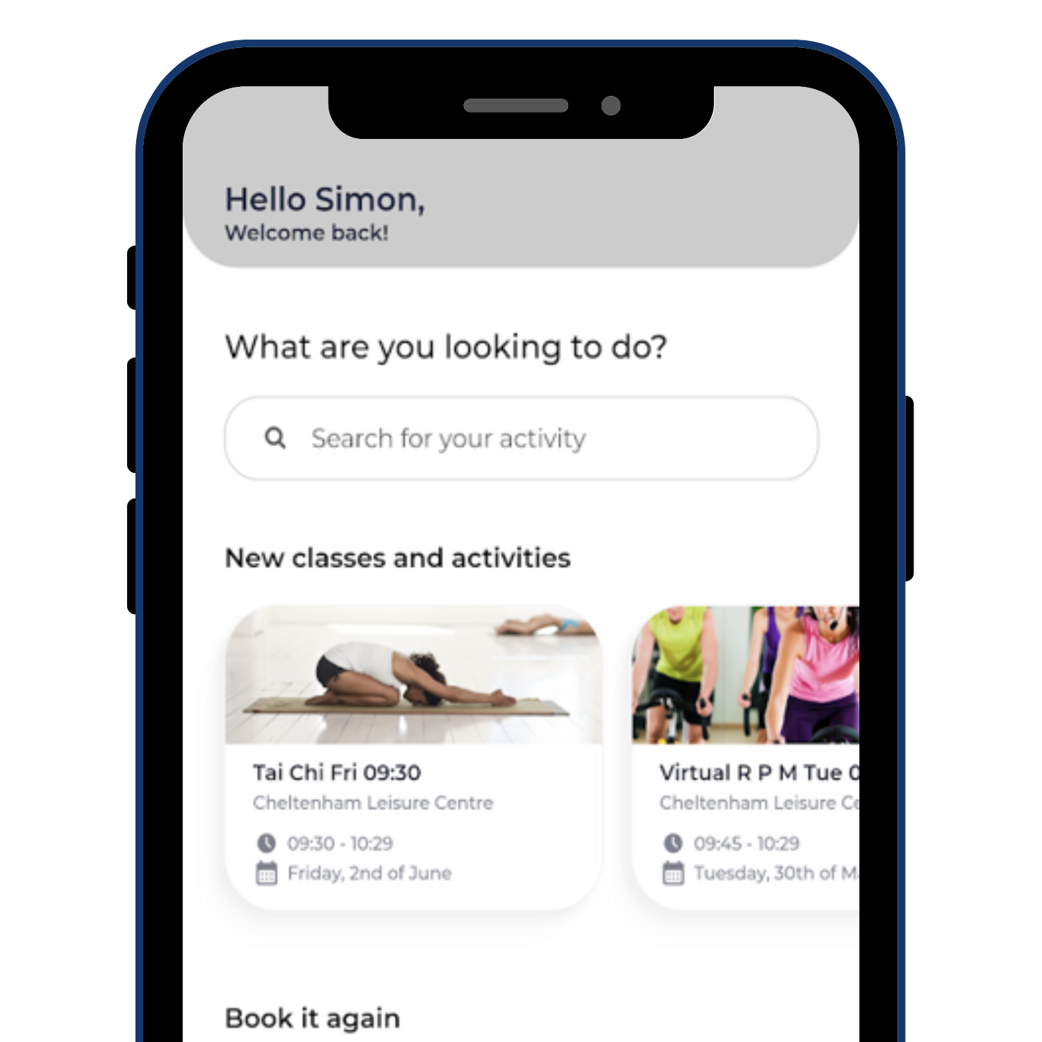 App - Homescreen